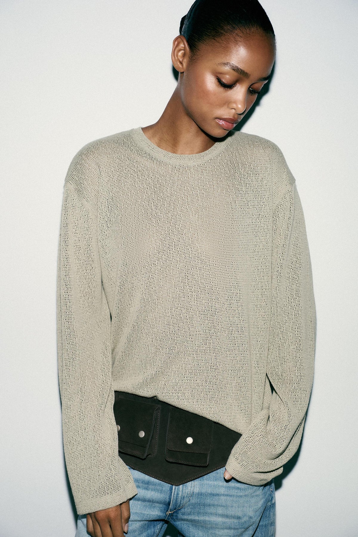 CUT-OUT KNIT SWEATER - Image 2