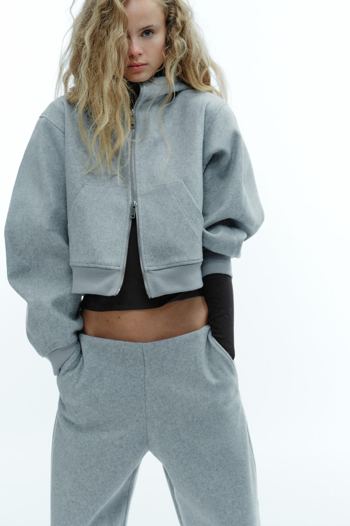 Plissierte, weiche Hose