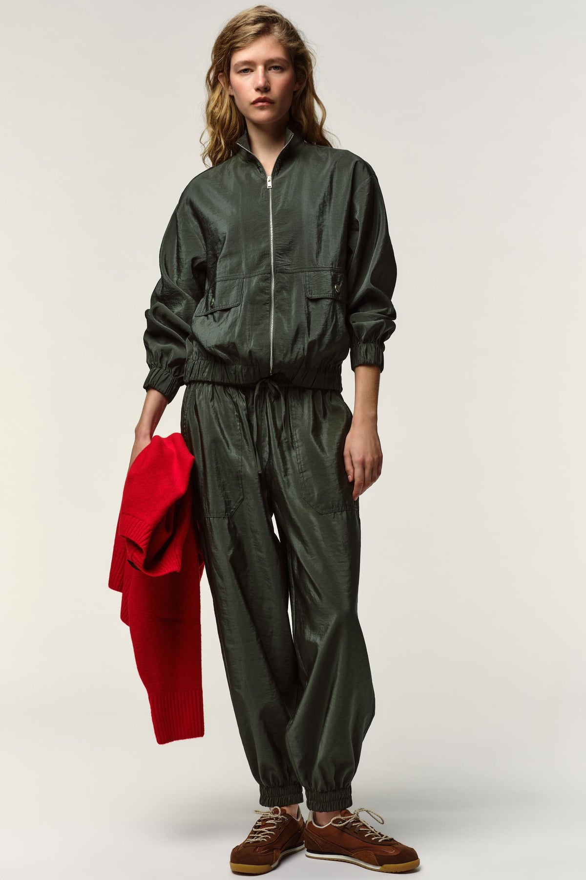 Bomberjacke mit Stehkragen