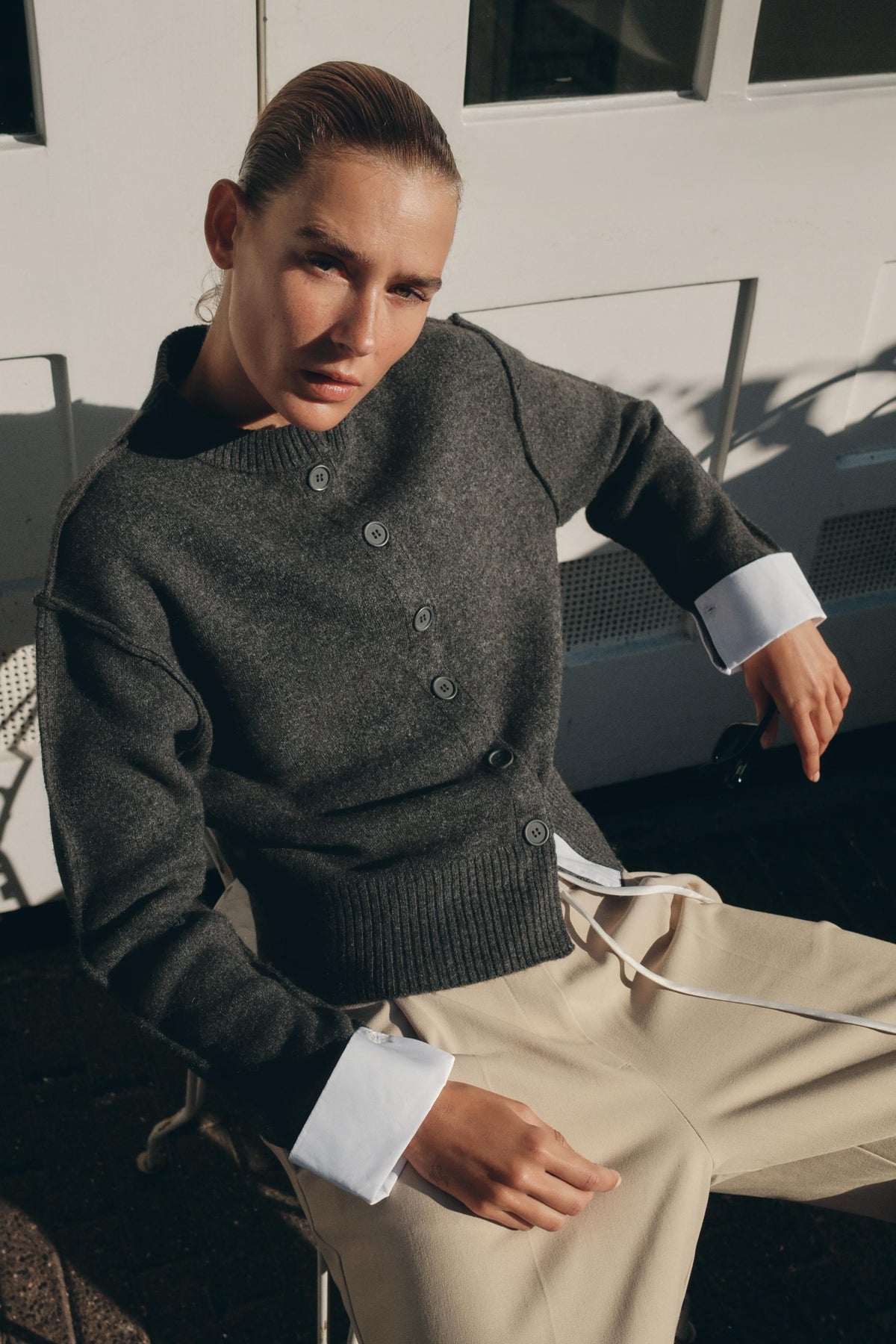 Kombinierter Cardigan