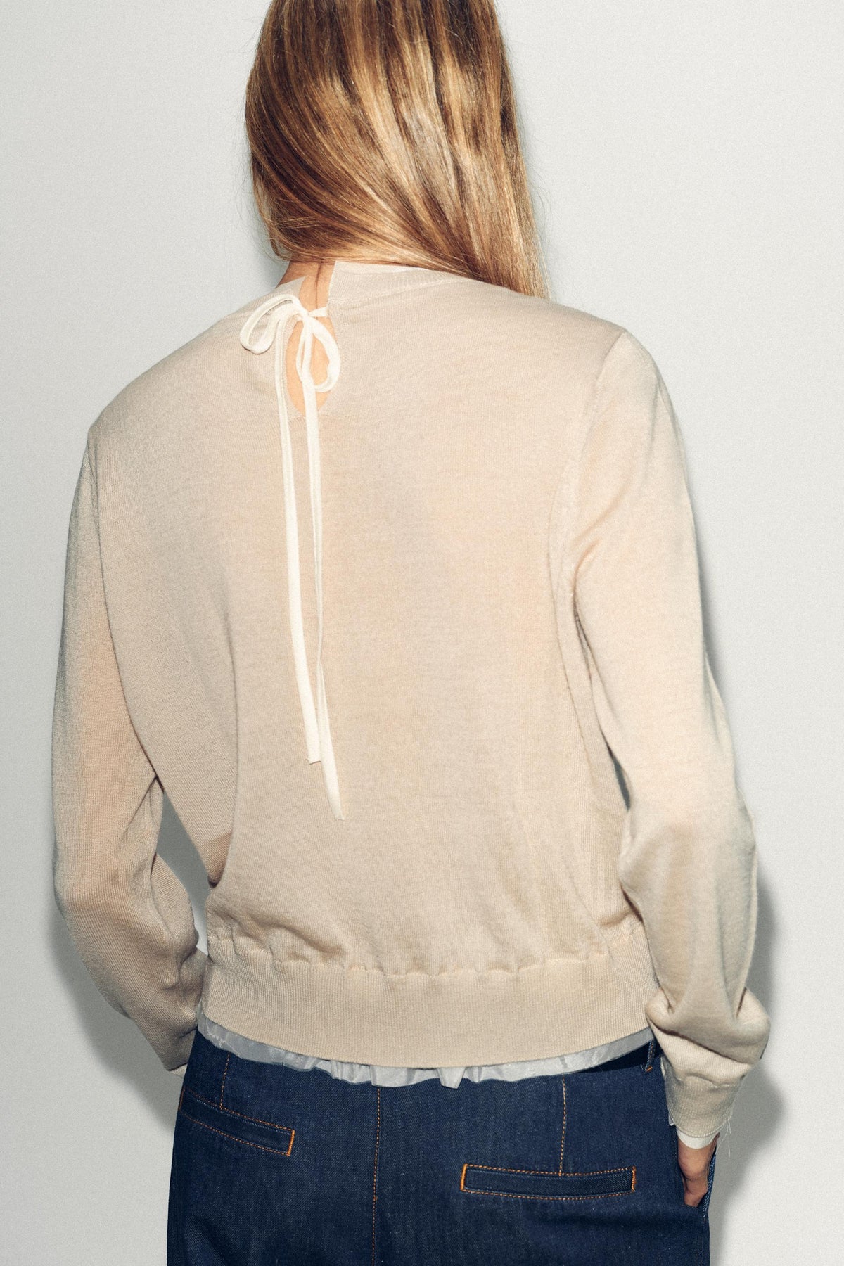 Strickpullover aus Wollmischung