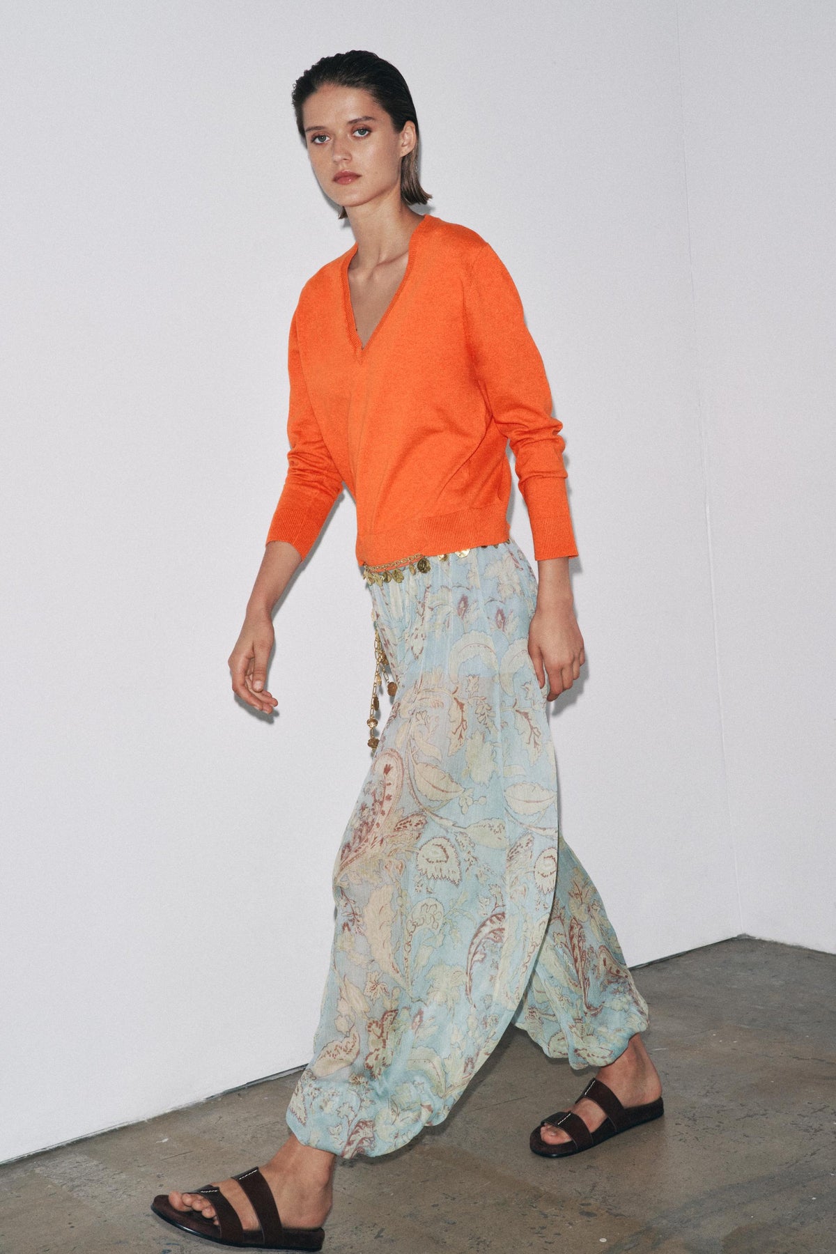 Strickpullover mit V-Ausschnitt