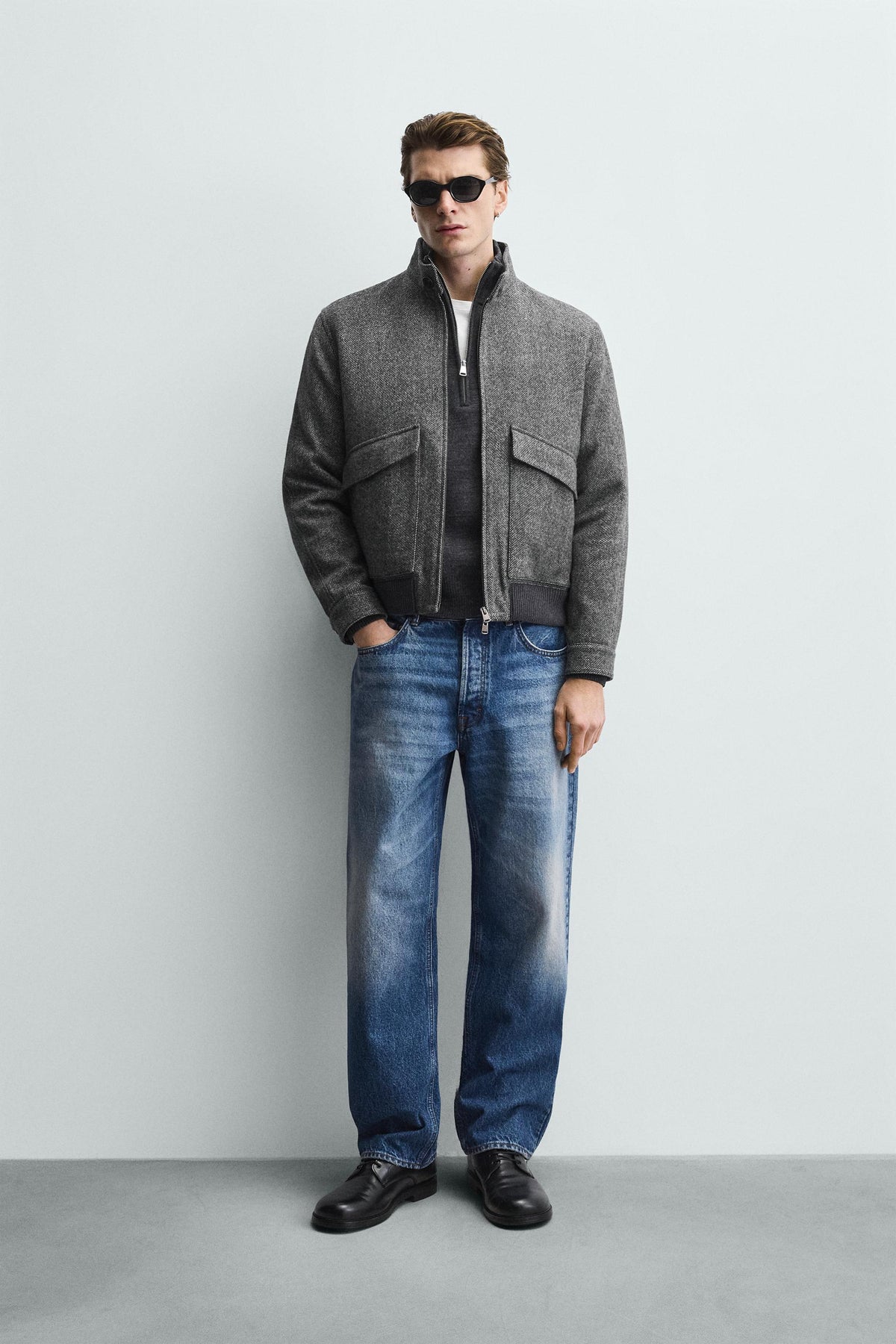 Jacke mit Strukturmuster