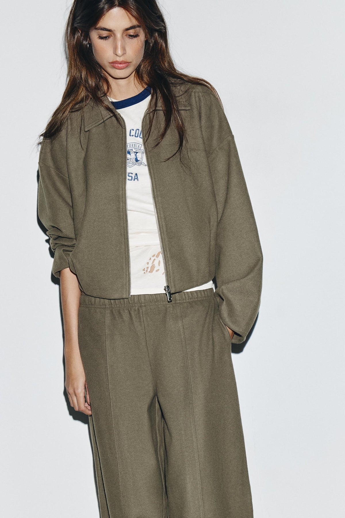 Hose mit geradem Bein