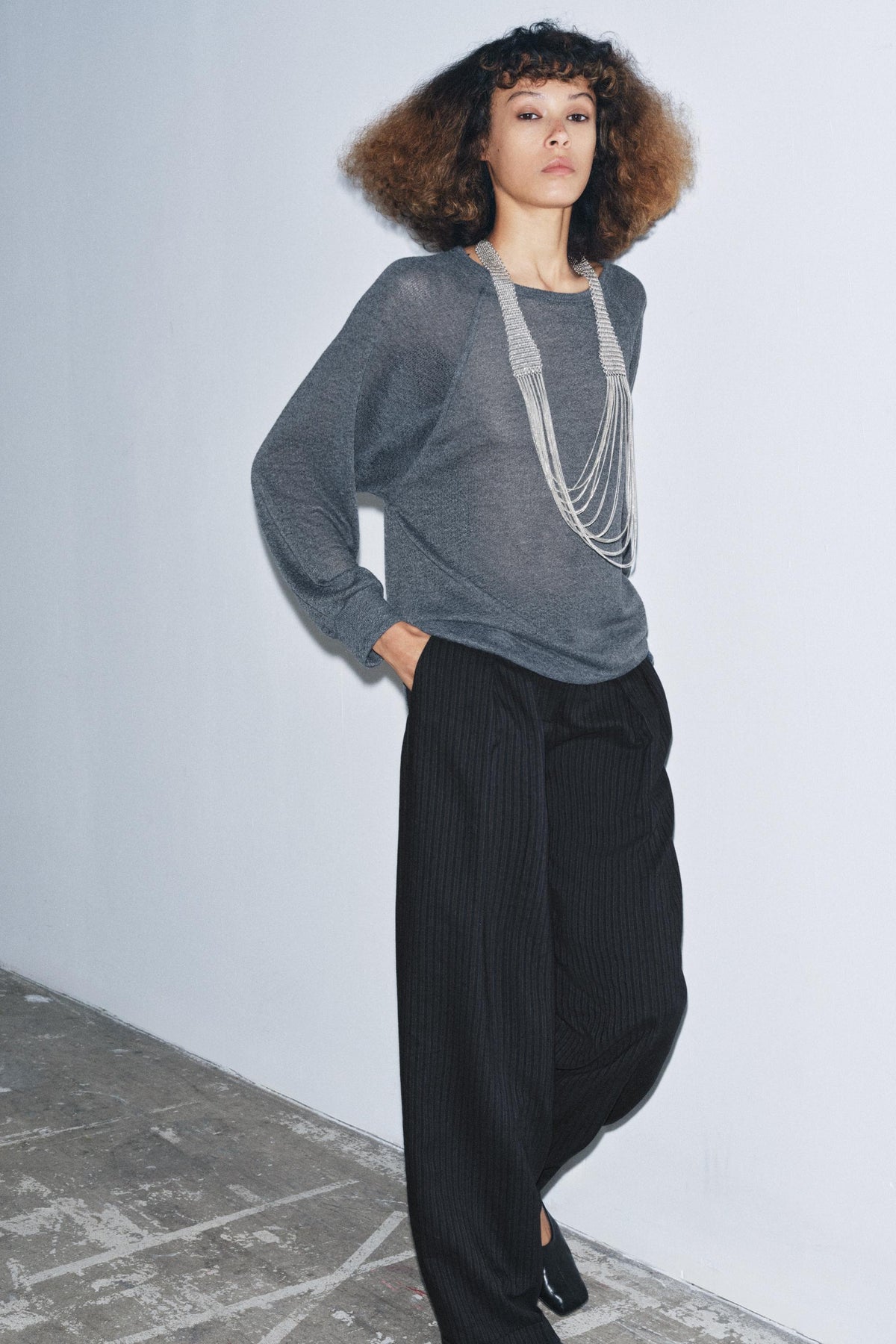 LANGÄRMLIGER PULLOVER