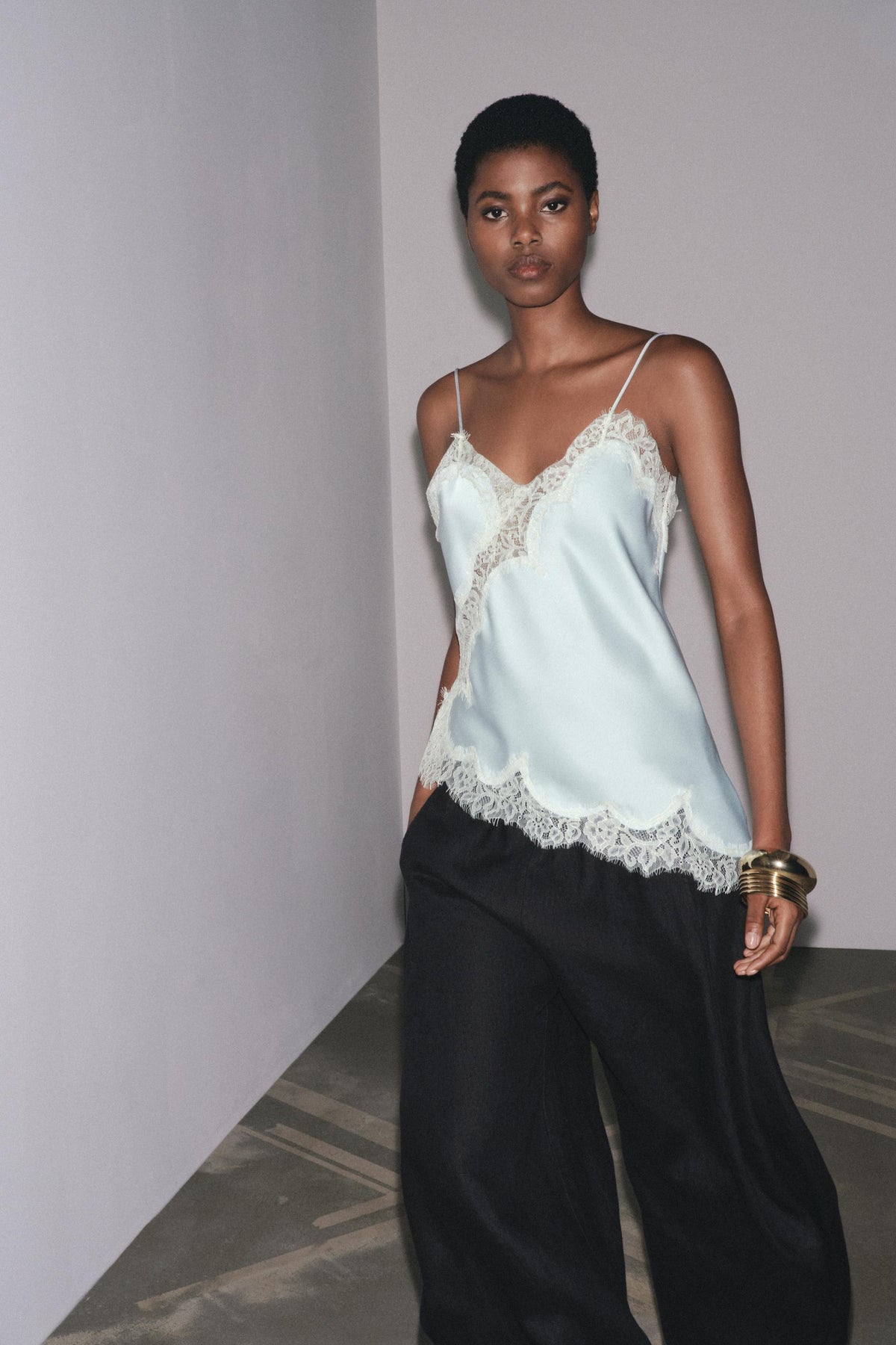 Leinenhose mit Volumen