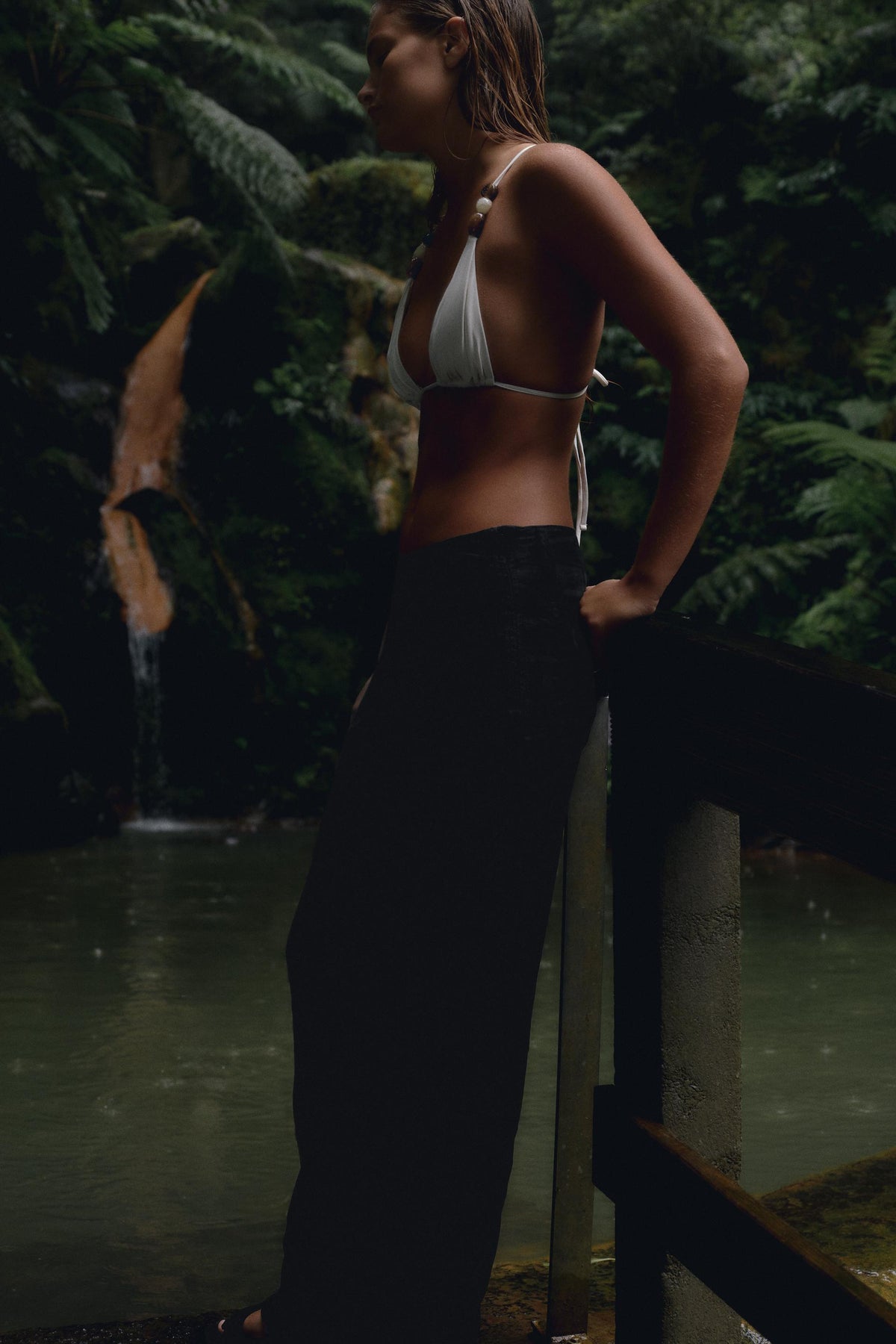 Hose mit geradem Bein