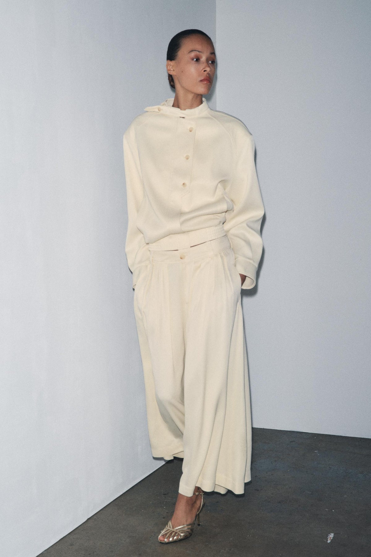 Modische Jacke mit Knöpfen