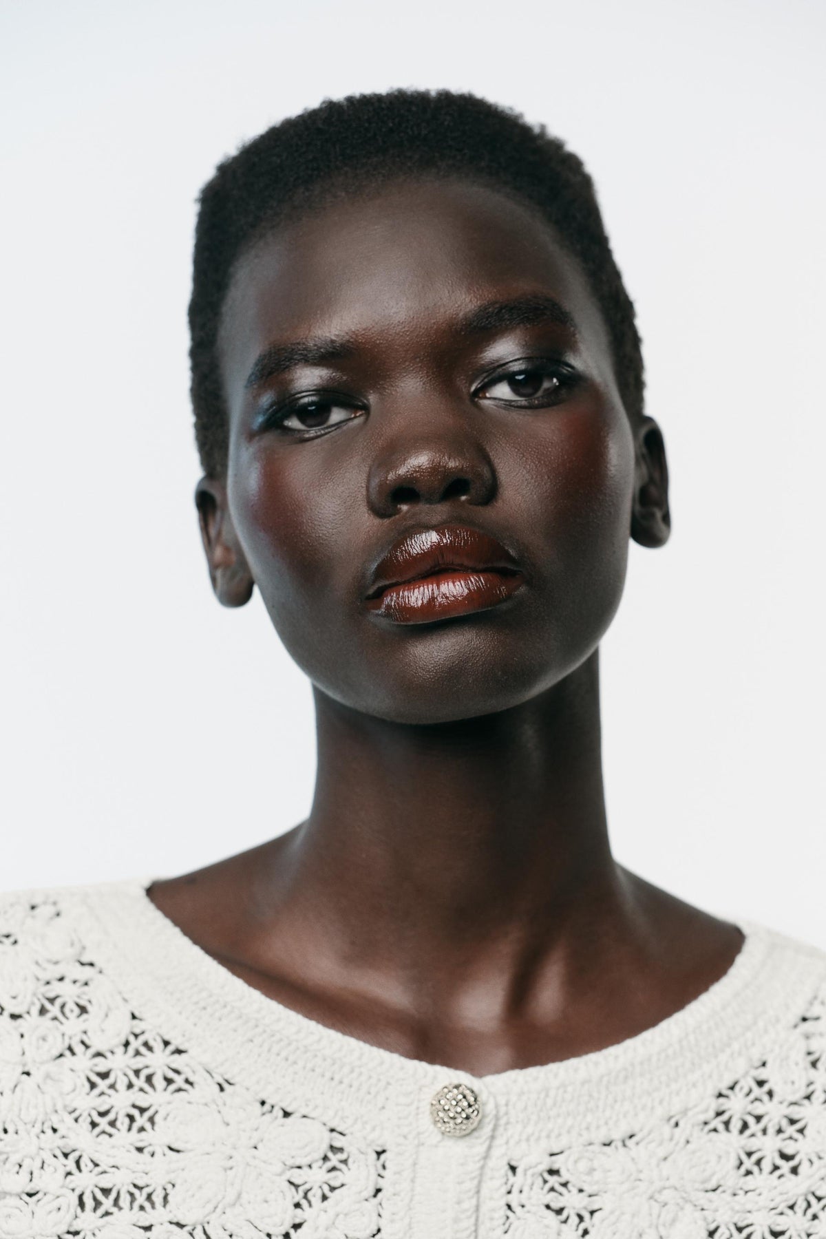 CROCHET BUTTON-UP CARDIGAN - Image 2