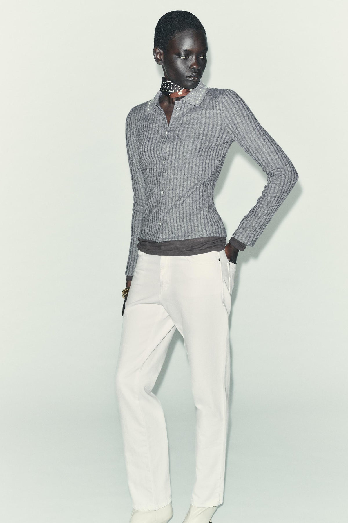 Cardigan mit Cut-out-Details