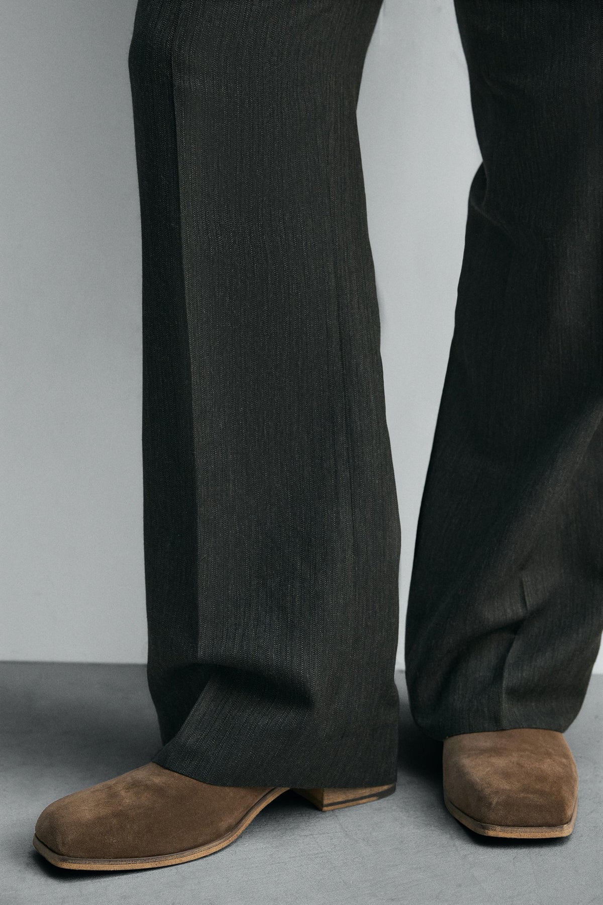 Lederstiefel mit Absatz