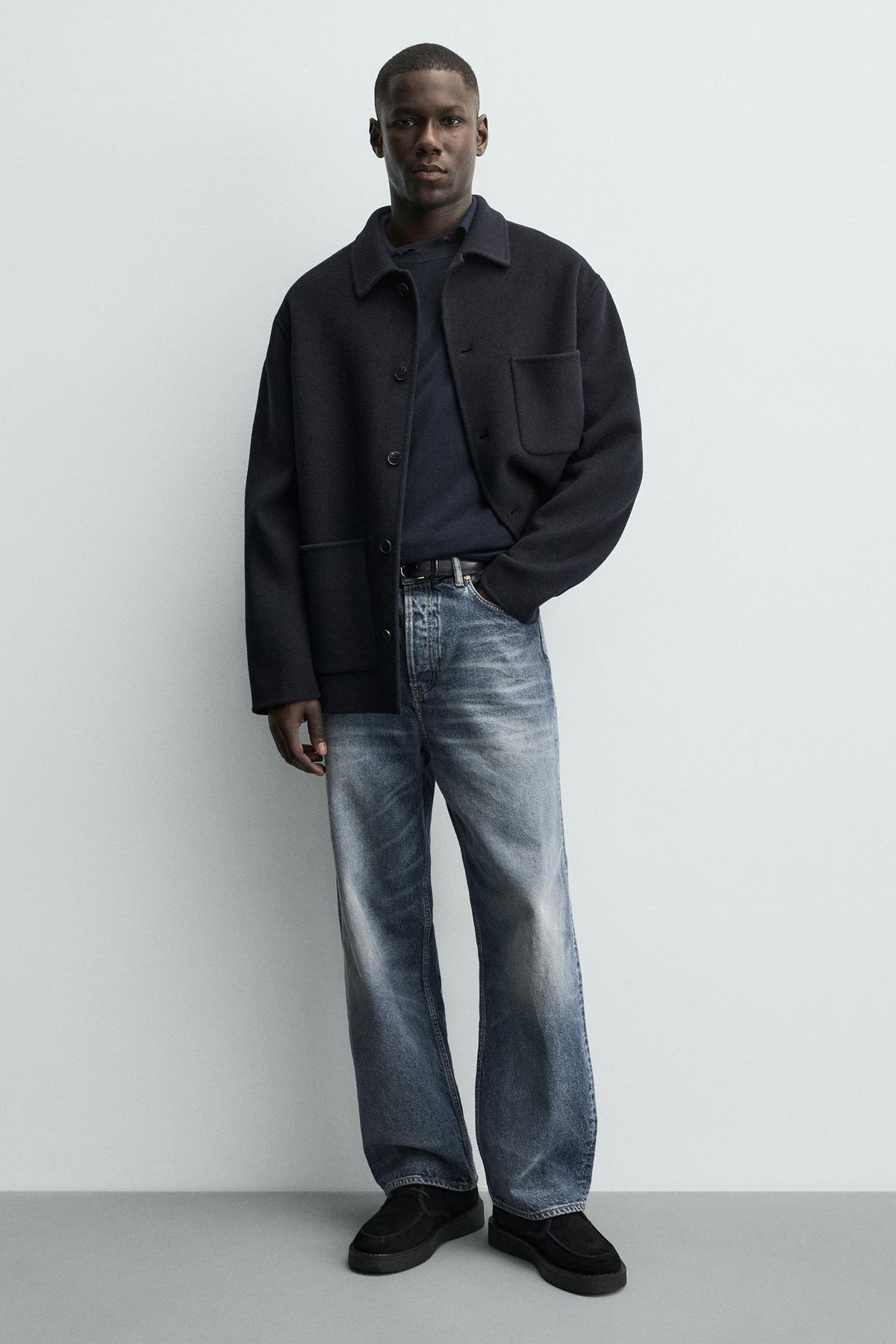 Schnürstiefel aus Leder