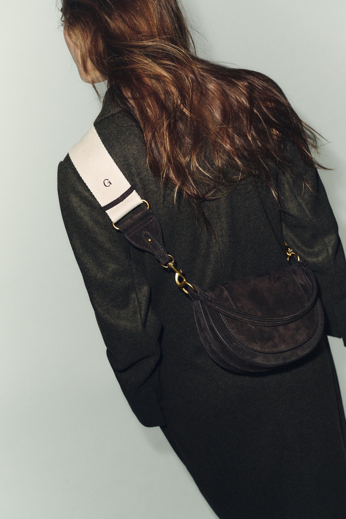 Leder-Umhängetasche