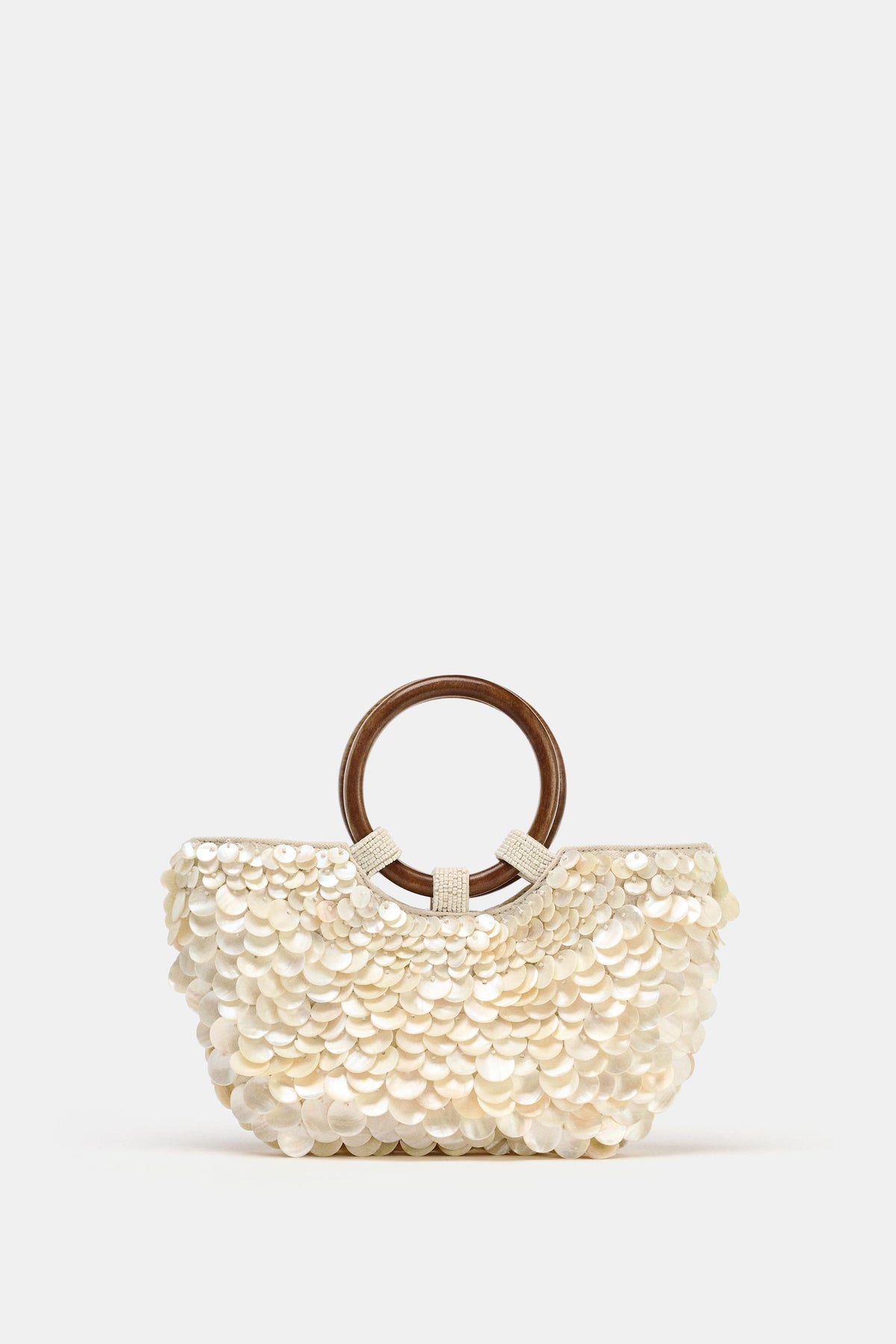 TASCHE MIT PERLENSCHMUCK-APPLIKATION