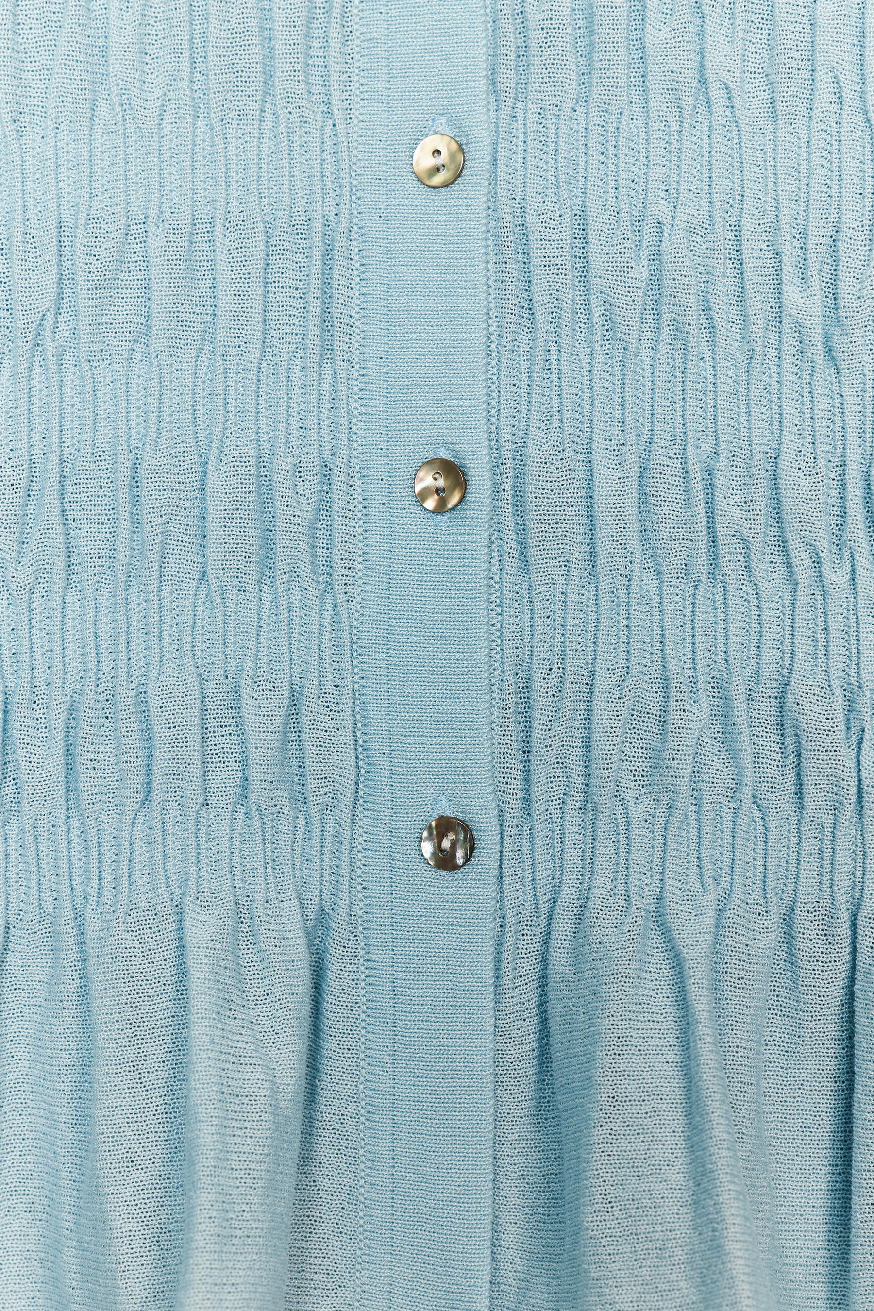 GATHERED KNIT CARDIGAN - Image 7