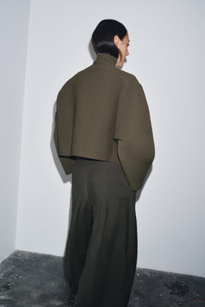 Strickjacke mit Reißverschluss