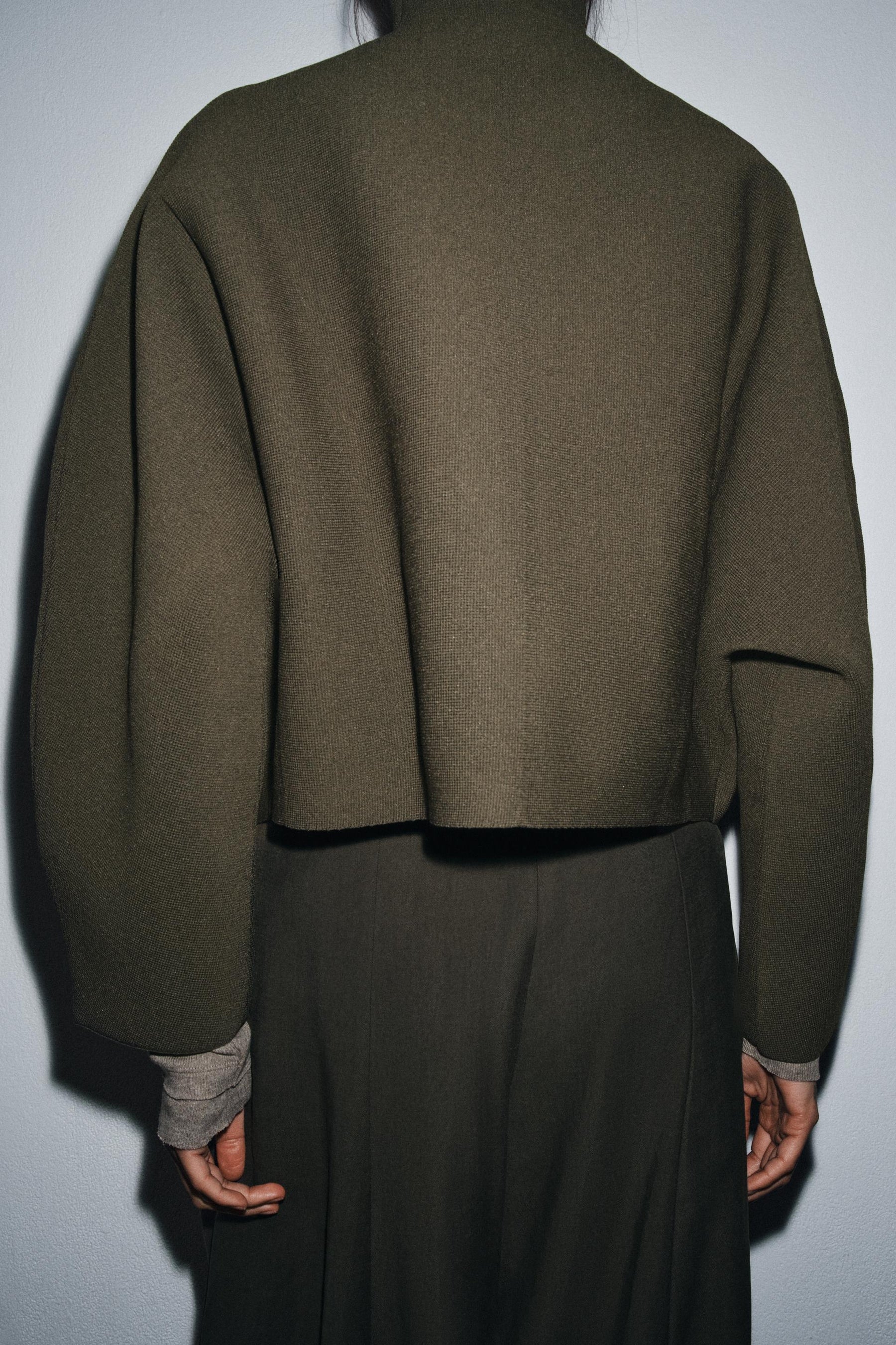 Strickjacke mit Reißverschluss