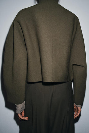 Strickjacke mit Reißverschluss