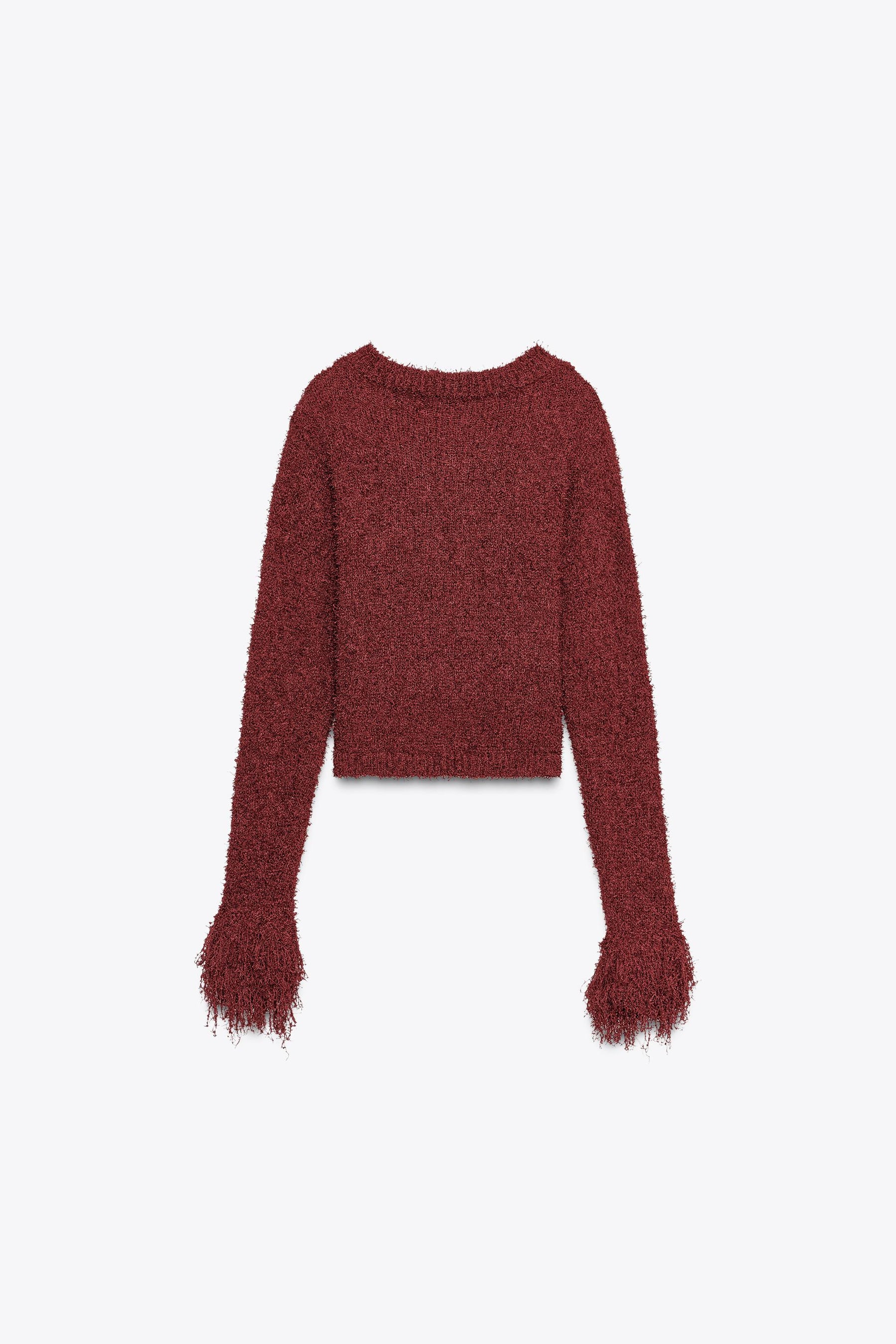 FRINGED KNIT CARDIGAN - Image 7