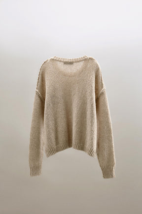 WOOL JUMPER WITH EMBROIDERED TEXT - Image 2