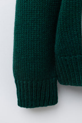 Bestickter Strickpullover