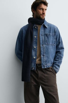 QUILTED DENIM OVERSHIRT - Image 5