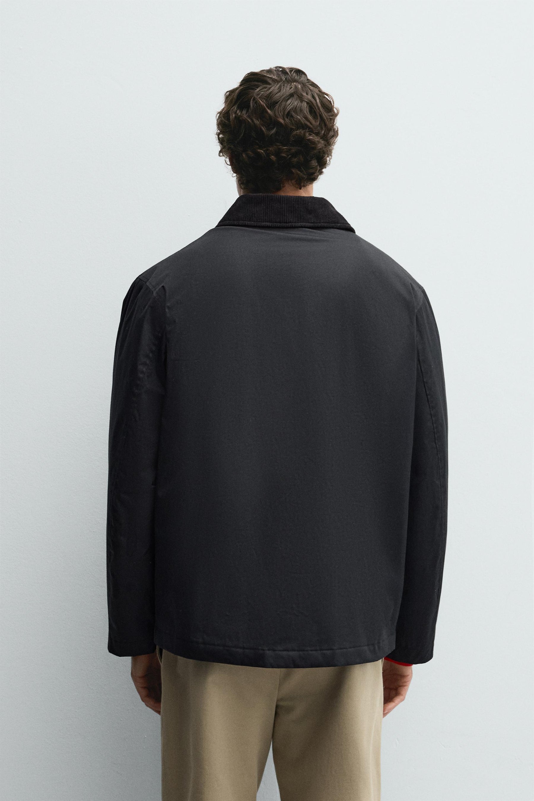 CONTRAST COLLAR PARKA - Image 3