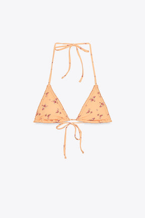 Bikini mit Blumenspitze