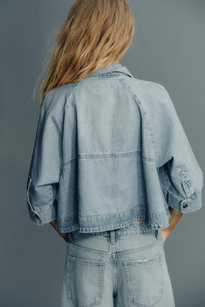 Jeans-Cape-Jacke