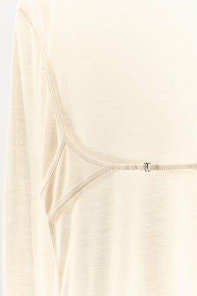 Lyocell-T-Shirt mit Rücken