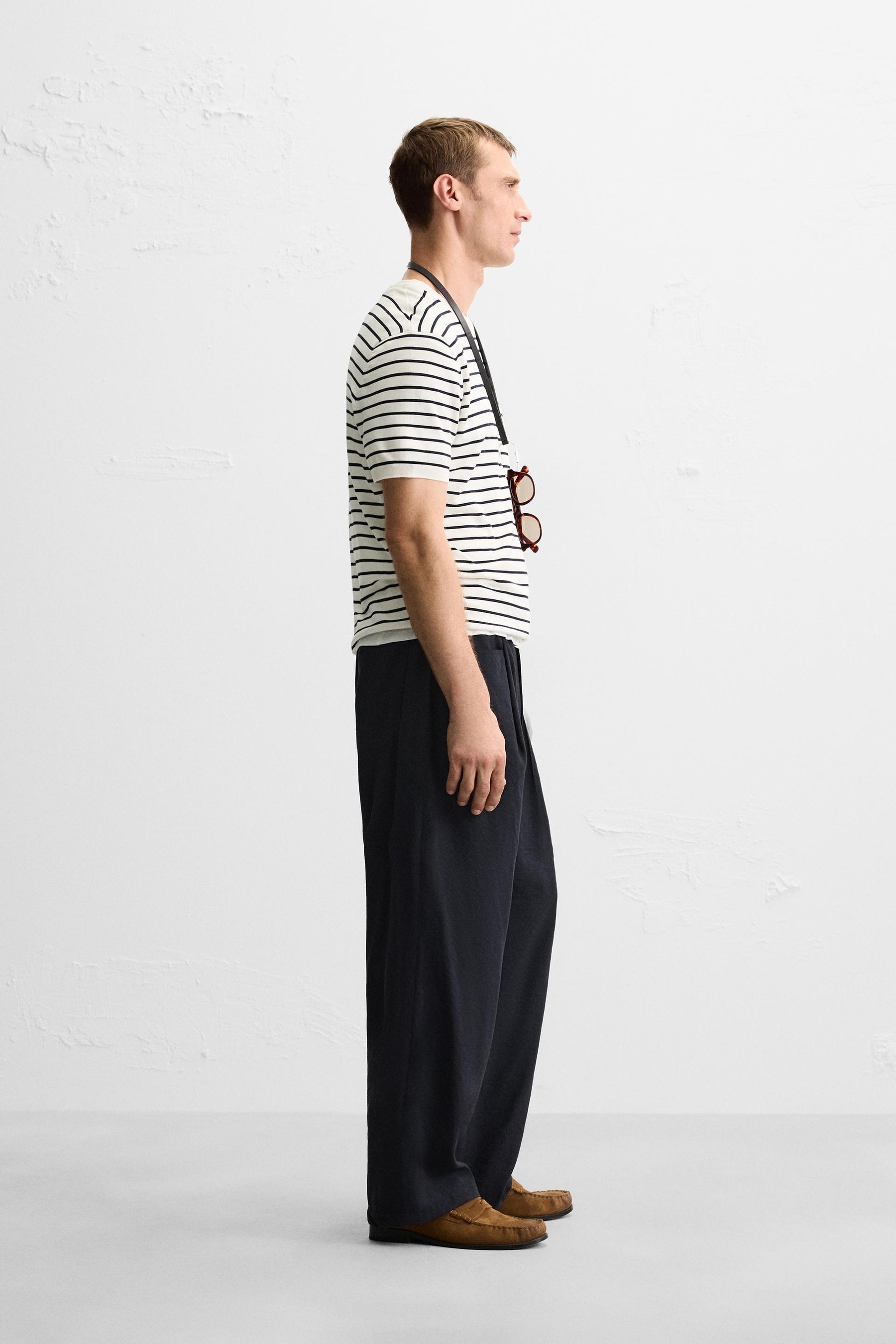 VISCOSE BLEND KNIT T-SHIRT - Image 4