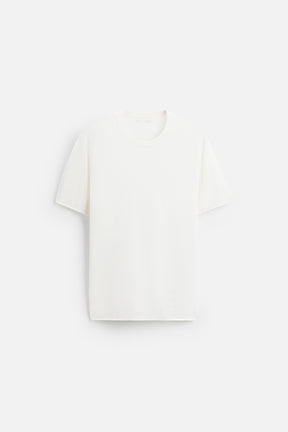 VISCOSE BLEND KNIT T-SHIRT - Image 6