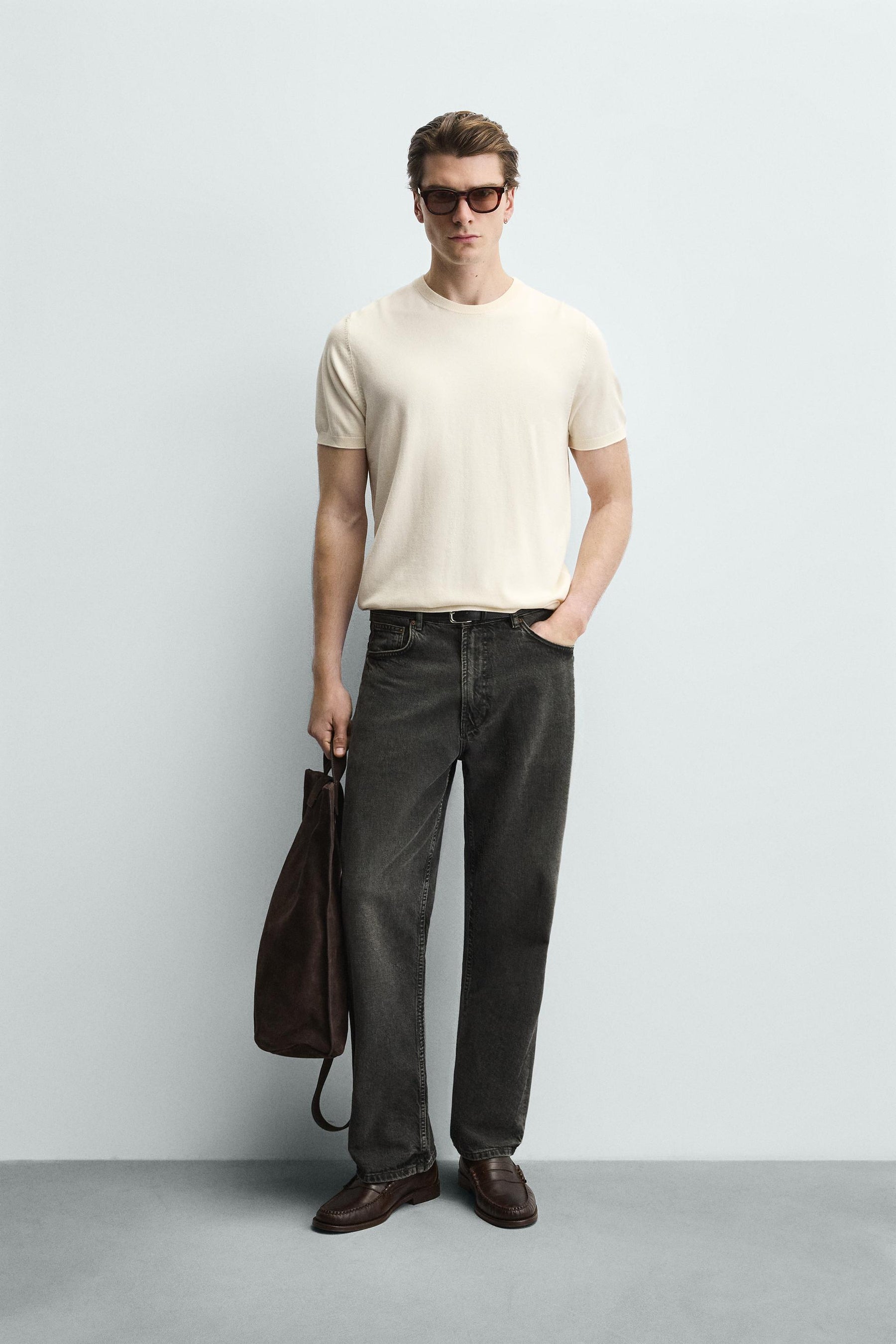 T-Shirt aus Viskosemischung