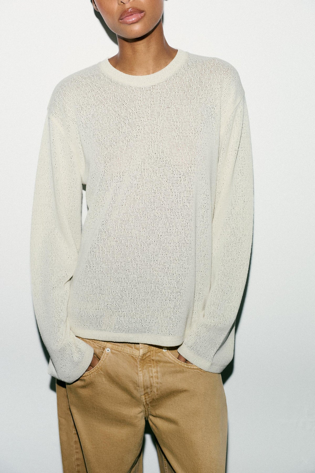 CUT-OUT KNIT SWEATER - Image 2