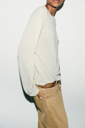 CUT-OUT KNIT SWEATER - Image 4