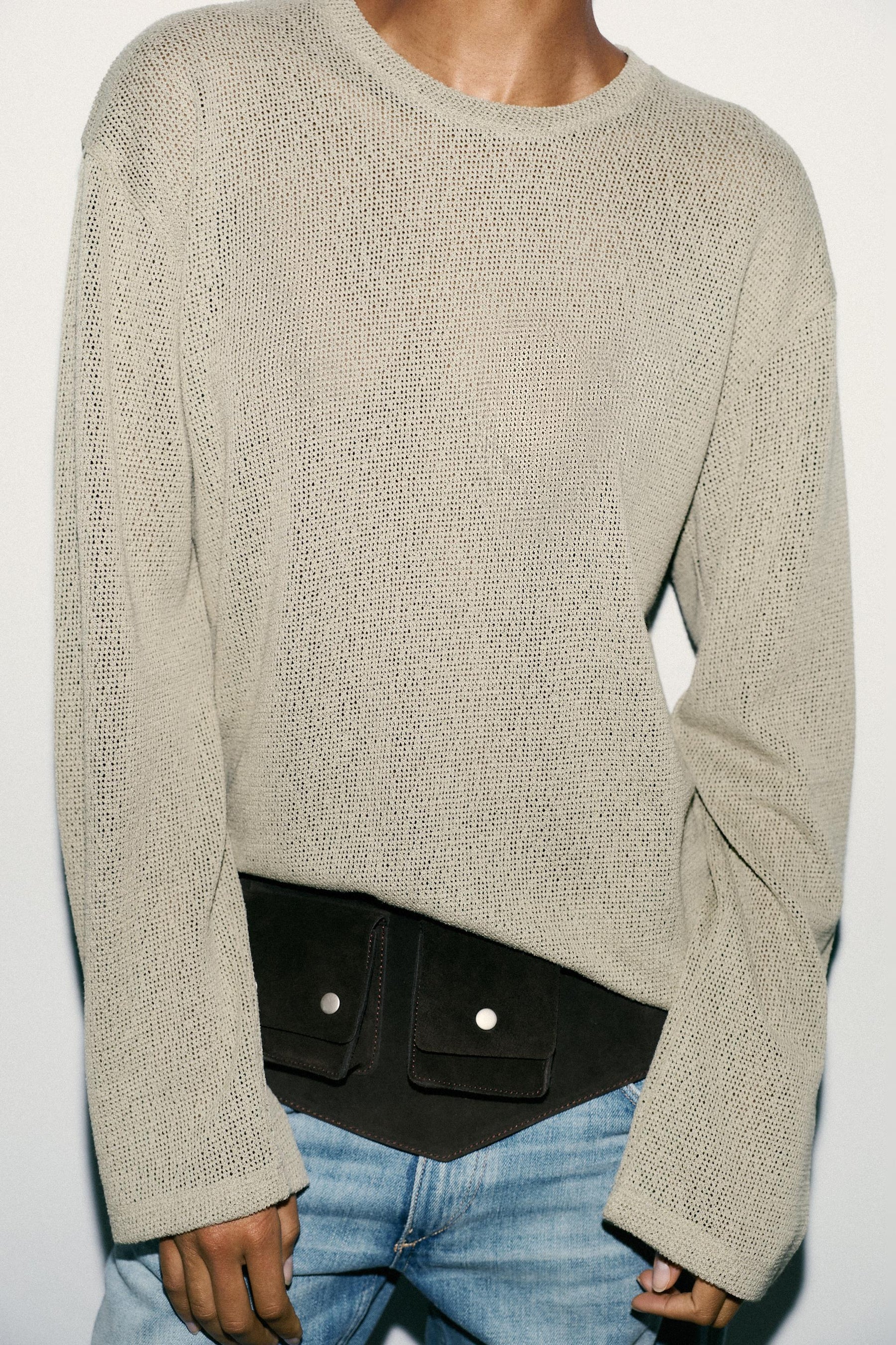CUT-OUT KNIT SWEATER - Image 3