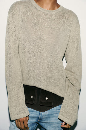 CUT-OUT KNIT SWEATER - Image 3