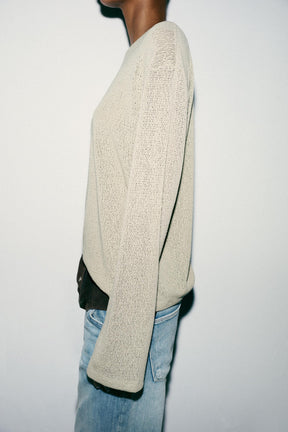 CUT-OUT KNIT SWEATER - Image 4