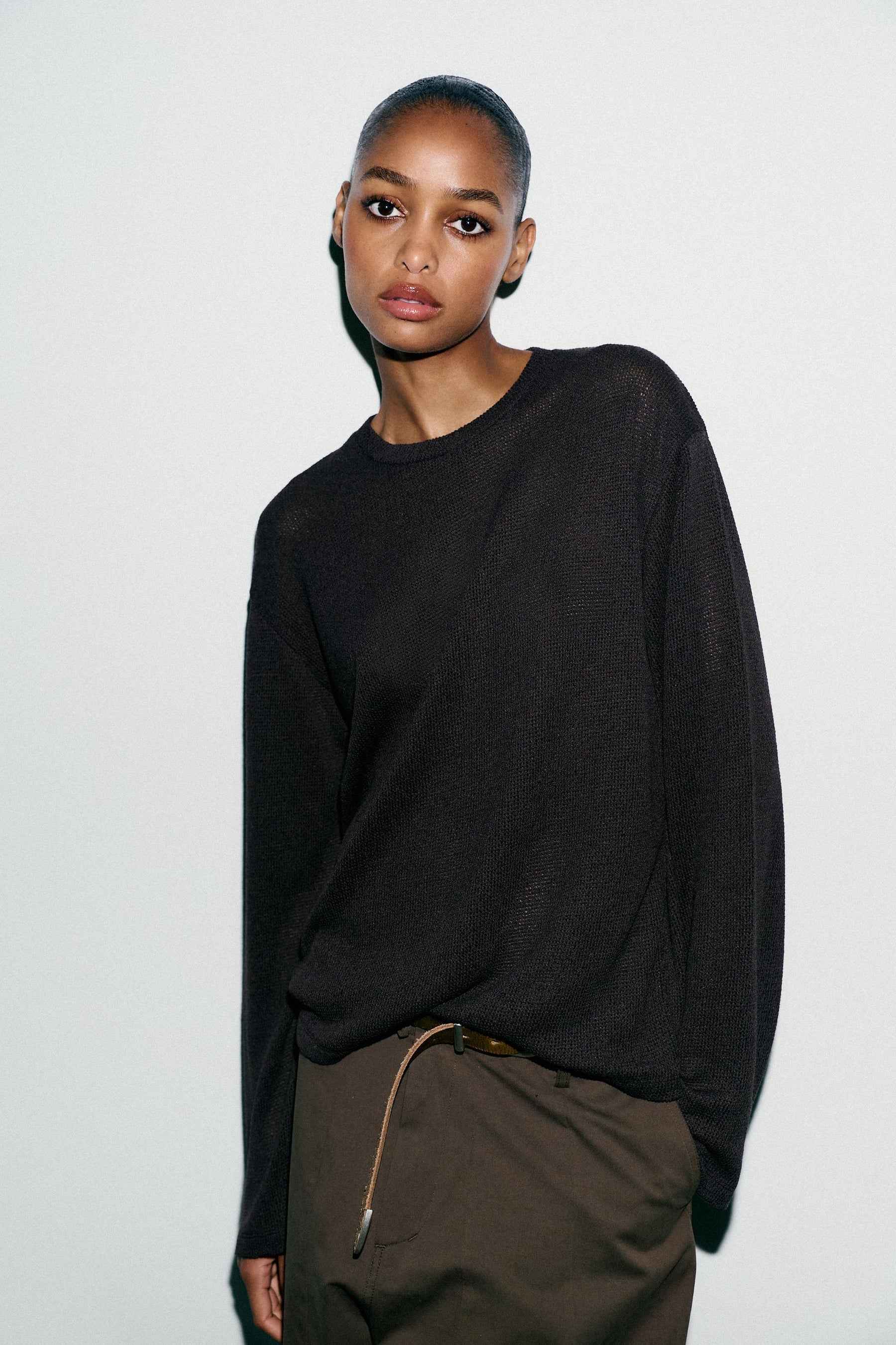 CUT-OUT KNIT SWEATER - Image 3