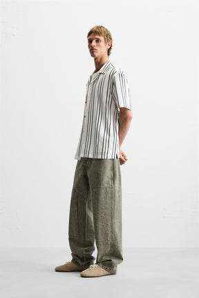 STRIPED FLOWING SHIRT - Image 4