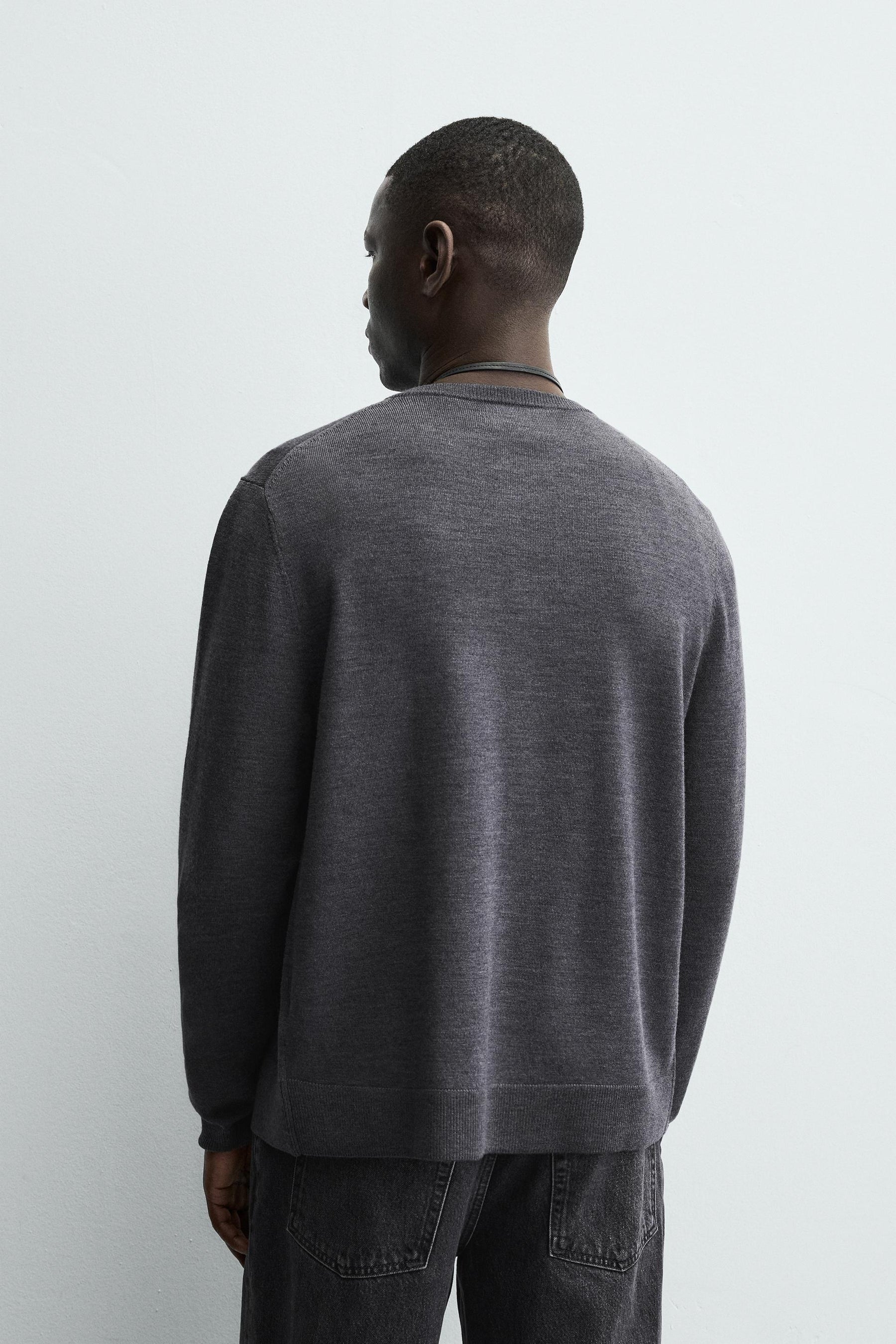 REGULAR FIT CARDIGAN WITH WOOL - Image 3