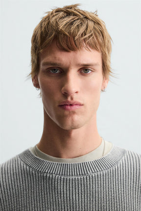 Gewaschener Rippstrick