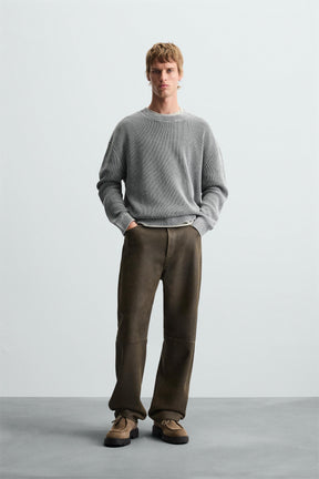 Gewaschener Rippstrick