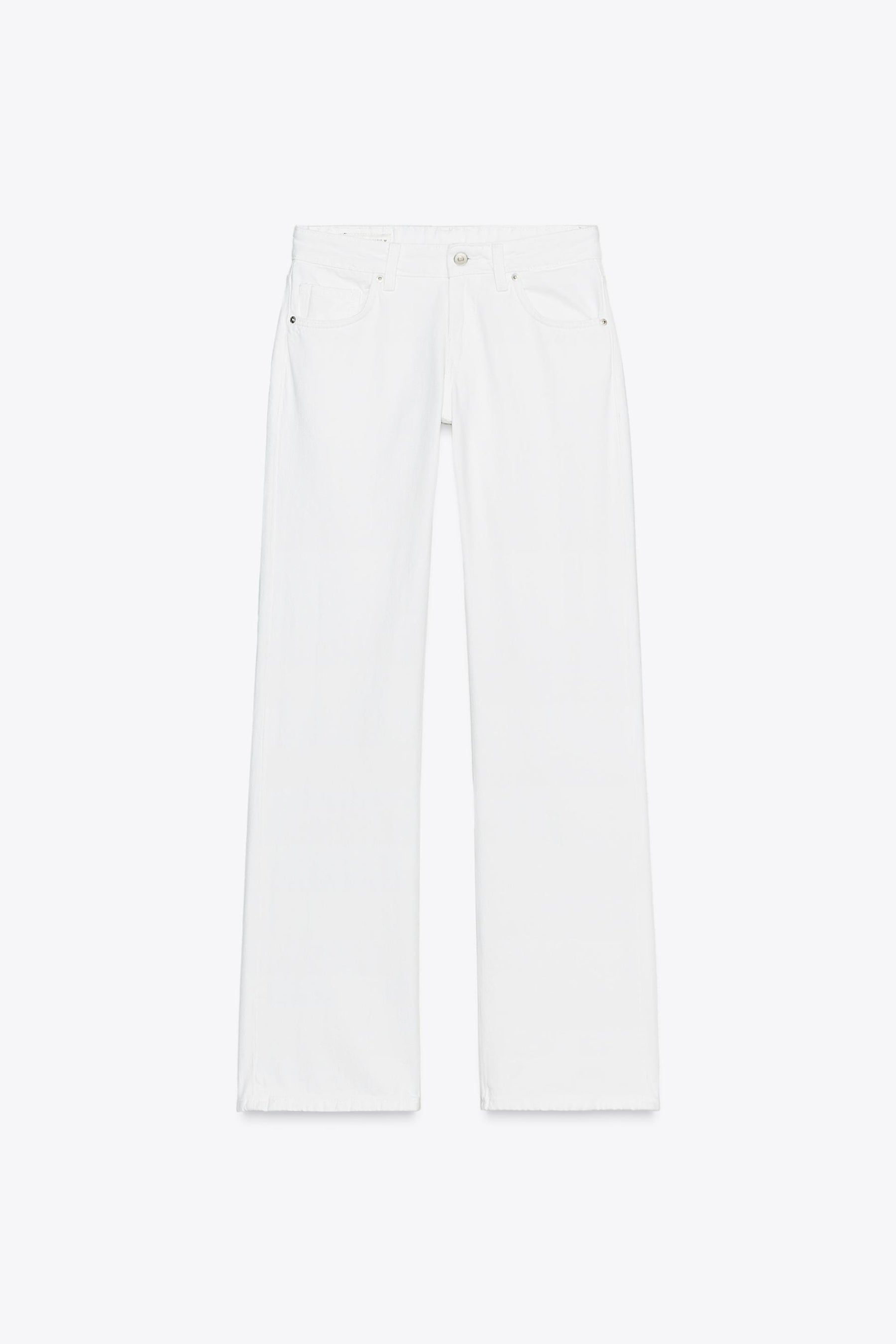 Weit geschnittene, tief sitzende Jeans