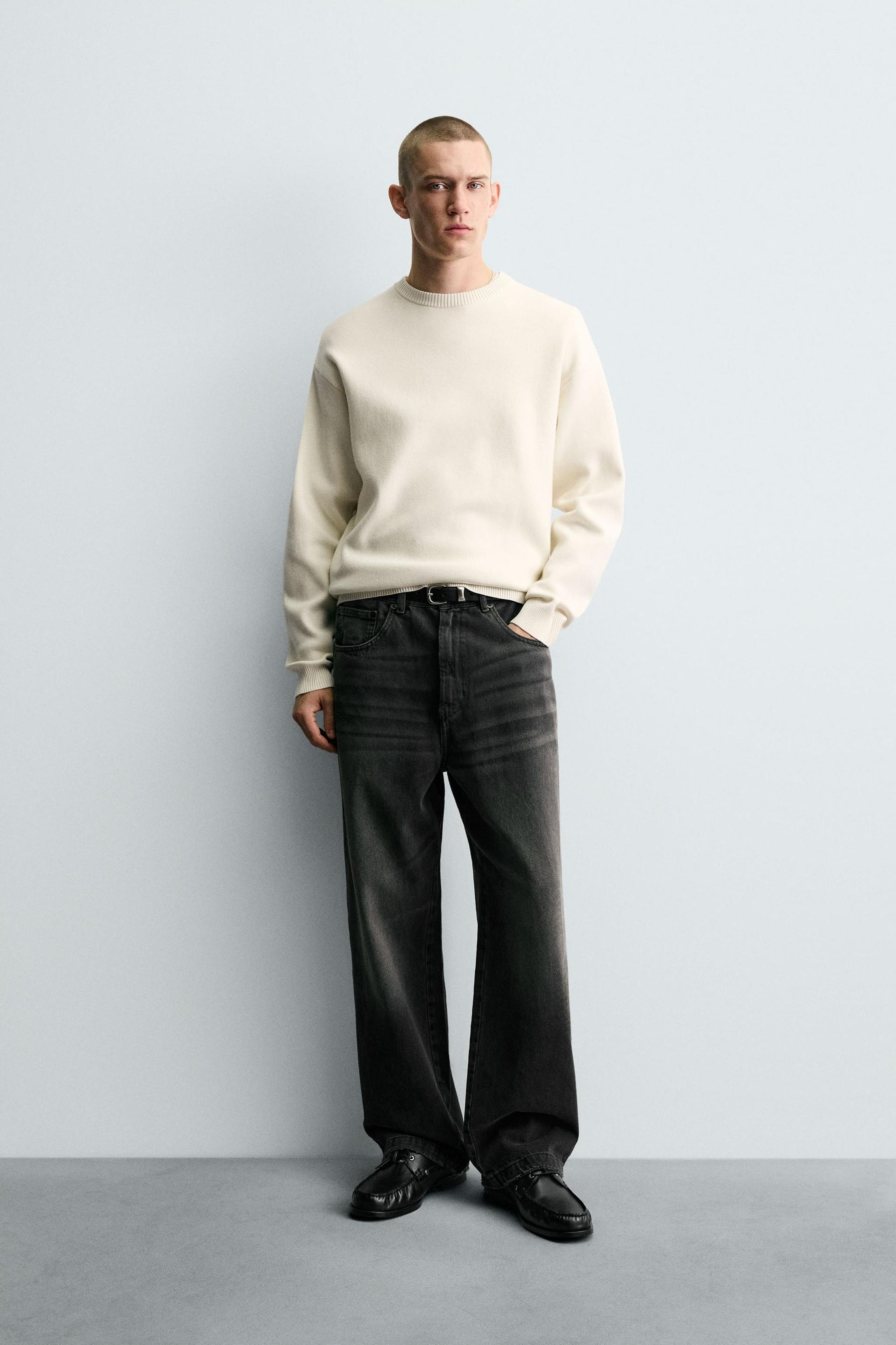 SOFT TEXTURED SWEATER - Image 1