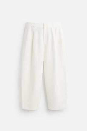RELAXED FIT PLEATED TROUSERS - Image 7