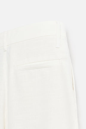 RELAXED FIT PLEATED TROUSERS - Image 10