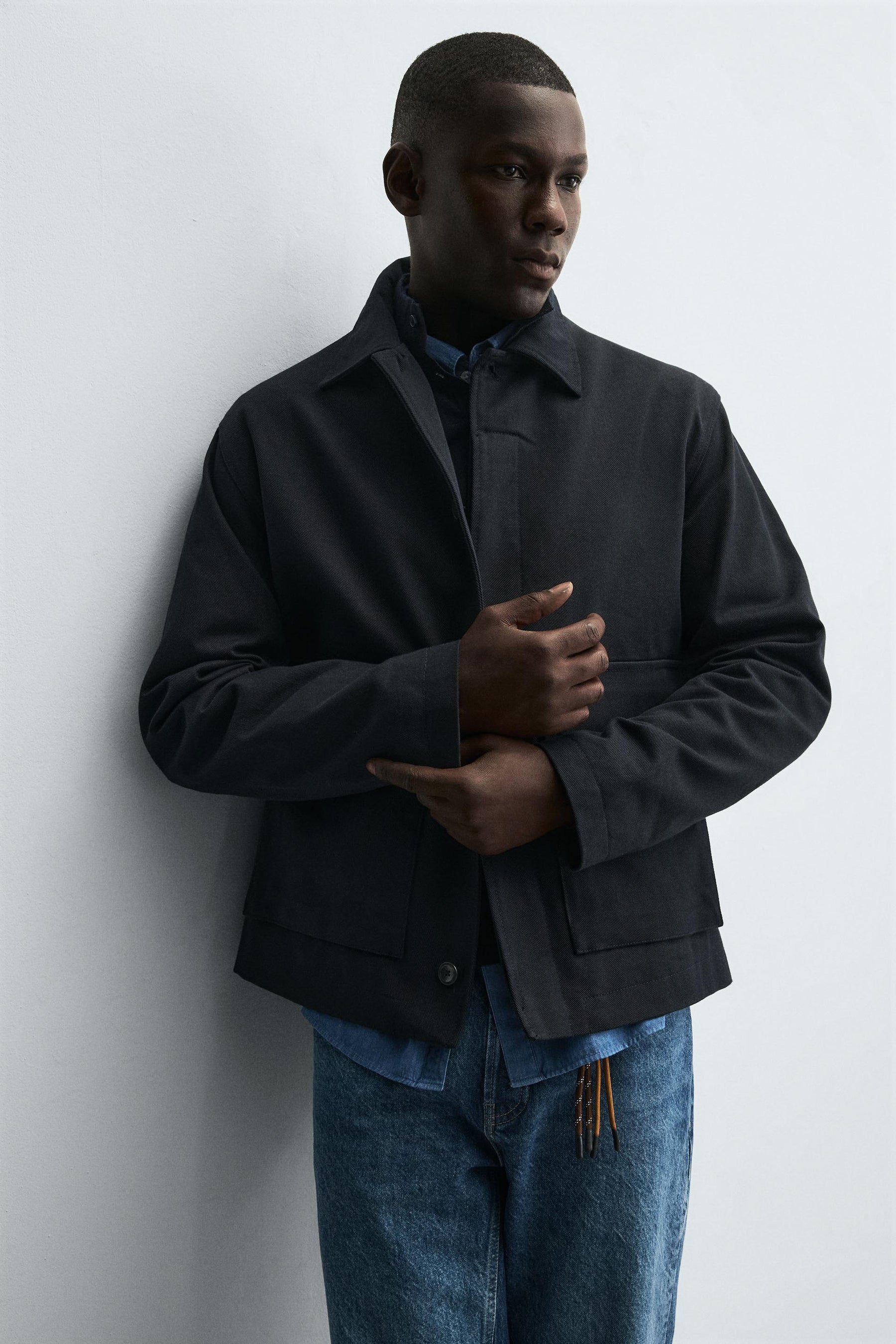 TWILL TEXTURED OVERSHIRT - Image 5