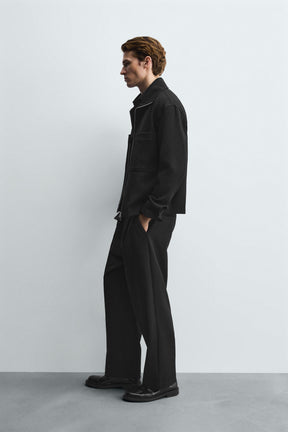 BOXY FIT ZIP-UP OVERSHIRT - Image 4