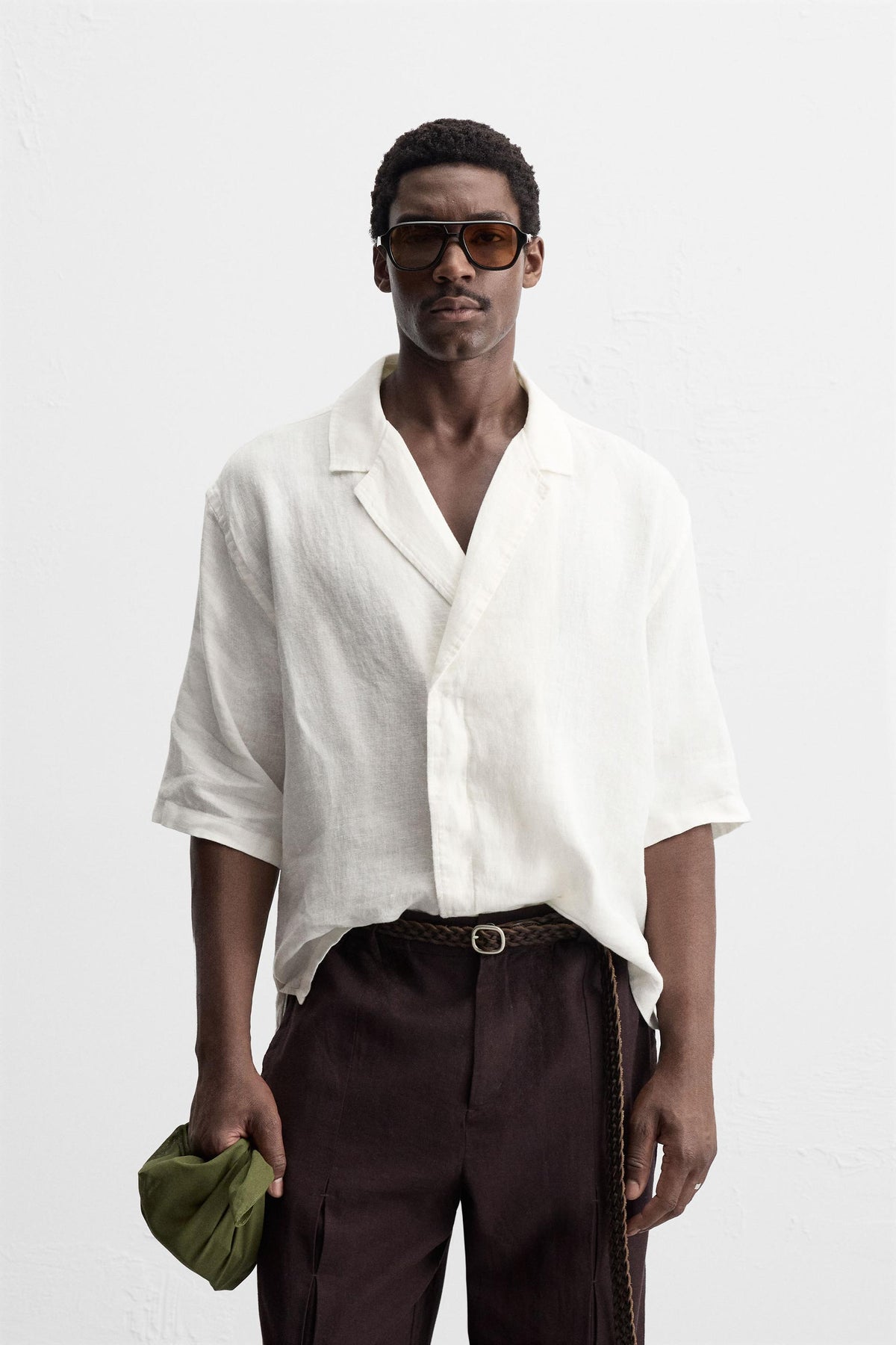 100% LINEN KIMONO SHIRT - Image 2